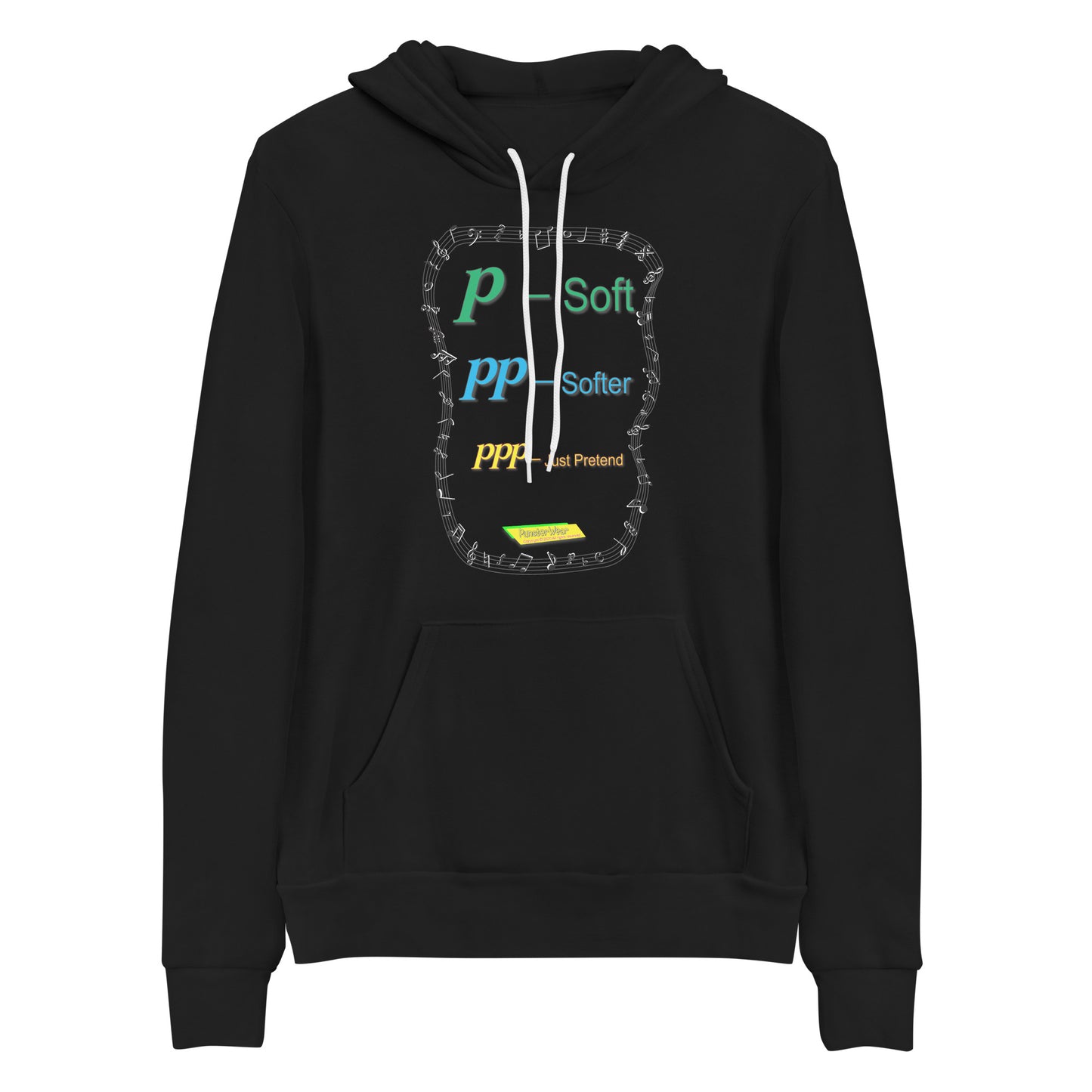 Triple Pianissimo (PPP)-JUST PRETEND | Unisex Midweight Fleece Pullover Hoodie