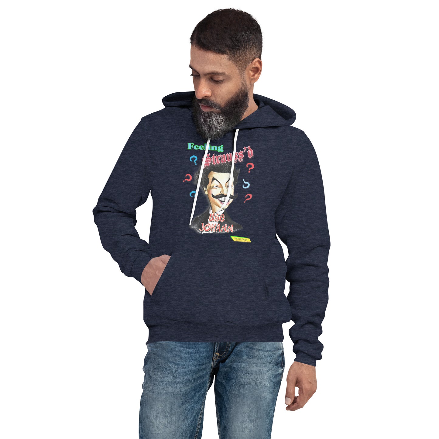 FEELING STRAUSS'D | Unisex Midweight Fleece Pullover Hoodie