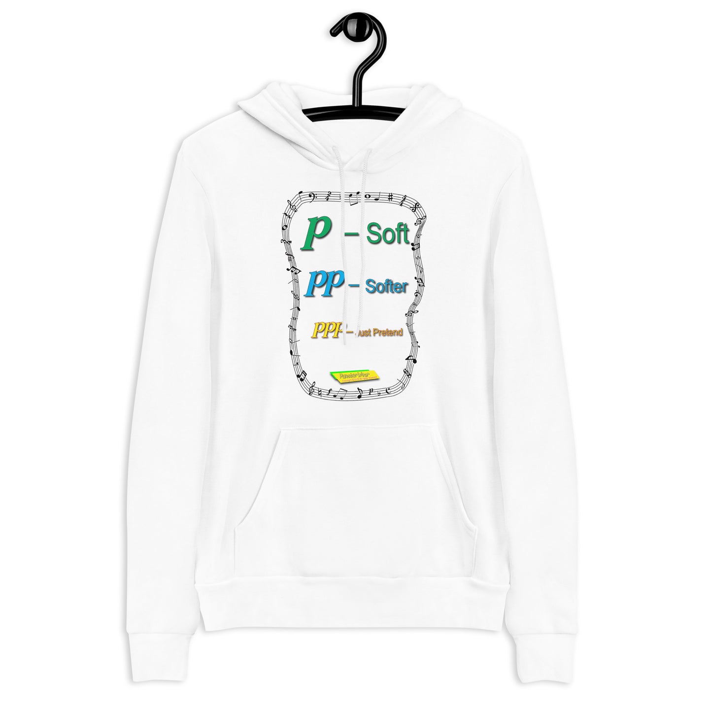 Triple Pianissimo (PPP)-JUST PRETEND | Unisex Midweight Fleece Pullover Hoodie