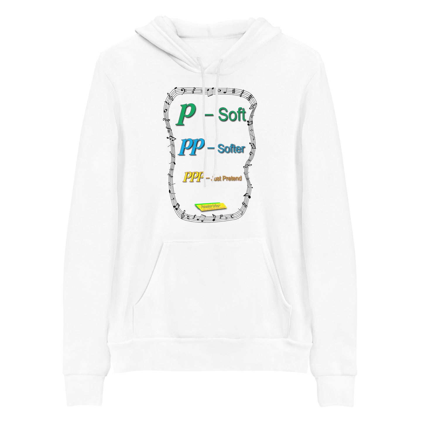 Triple Pianissimo (PPP)-JUST PRETEND | Unisex Midweight Fleece Pullover Hoodie