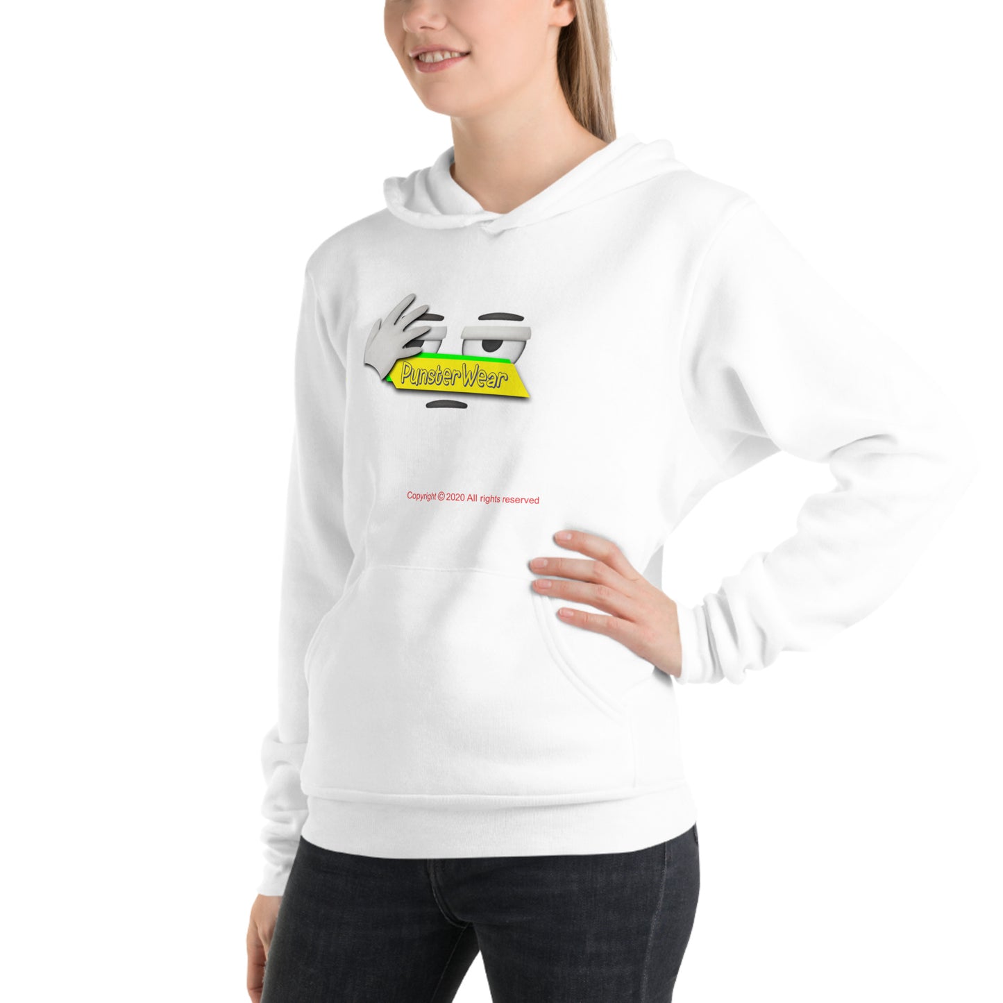 PunsterWear Logo | Unisex Midweight Fleece Pullover Hoodie