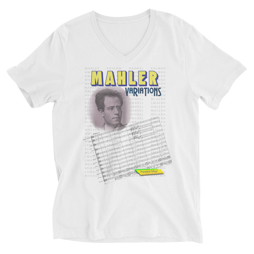 MAHLER Variations | Unisex Short Sleeve V-Neck T-Shirt