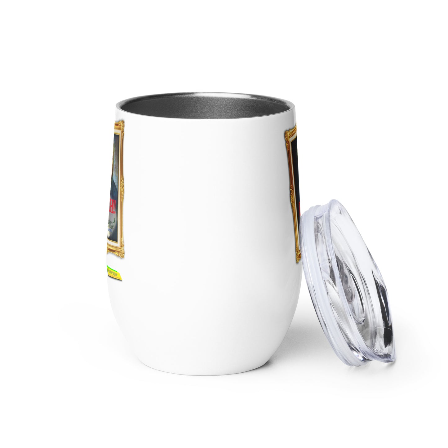 BACH! HUMBUG!! | Stainless Steel Wine Tumbler, 12oz