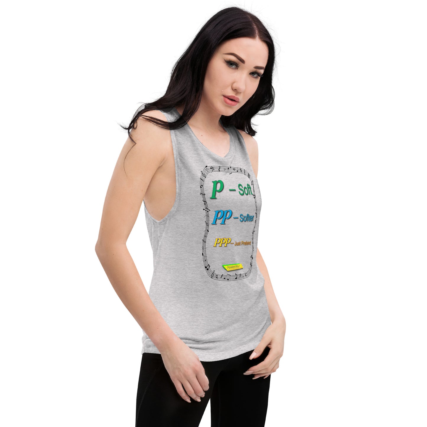 Triple Pianissimo (PPP)-JUST PRETEND | Women's Muscle Tank Top