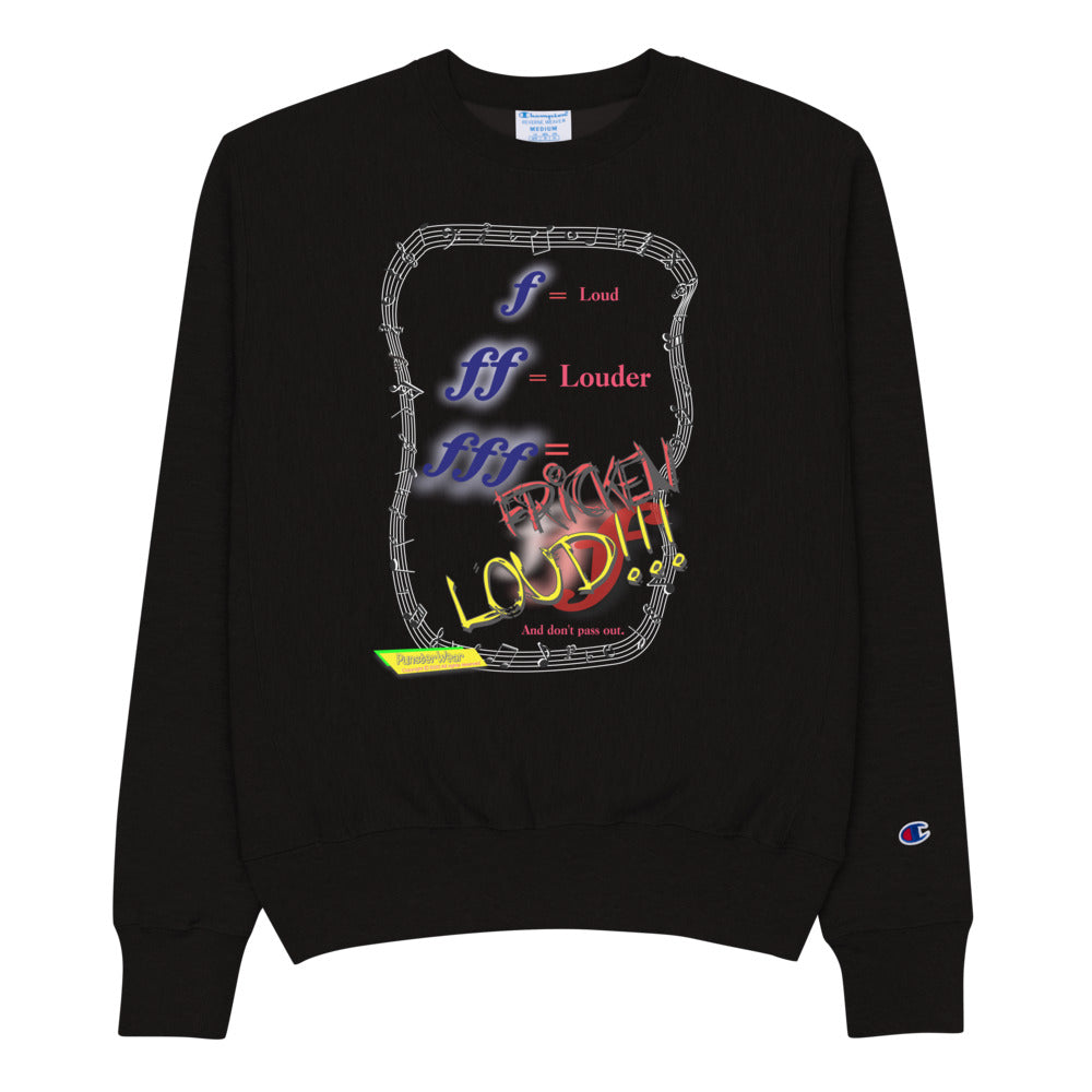 Triple Forte (FFF) – FRICKEN LOUD | Men's Champion Crew Neck Sweatshirt