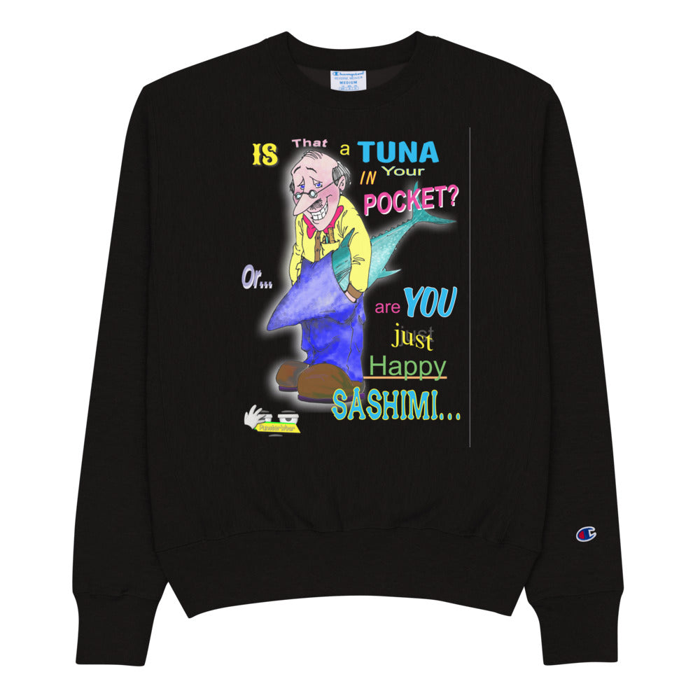 Happy Sashimi | Men's Champion Crew Neck Sweatshirt
