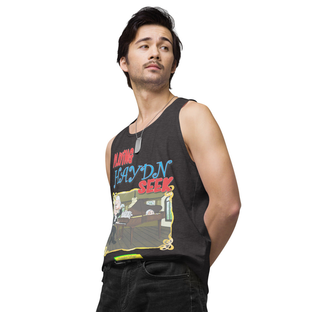 PLAYING HAYDN SEEK | Men's Premium Tank Top