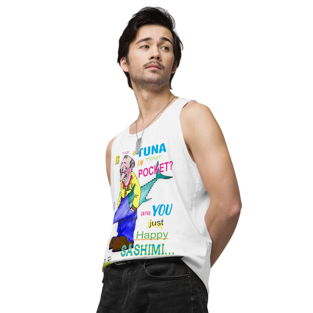Happy Sashimi | Men's Premium Tank Top
