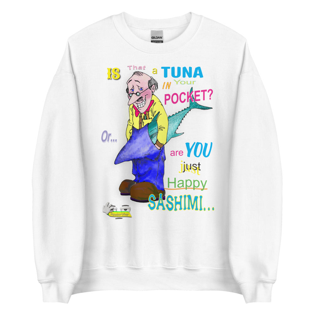 Happy Sashimi | Unisex Crew Neck Sweatshirt