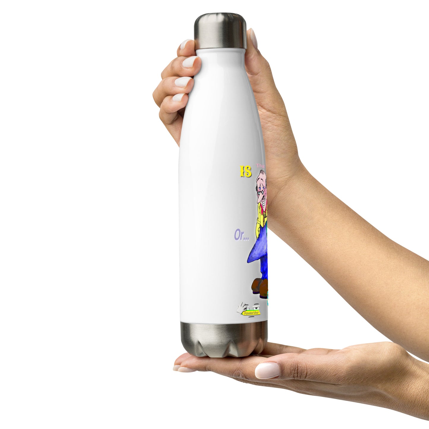 Happy Sashimi   |   Stainless Steel Water Bottle, 17oz