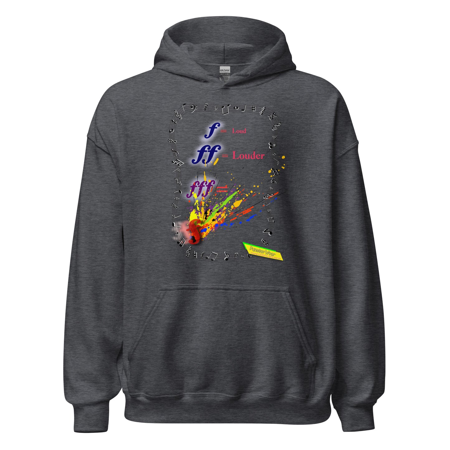 Triple Forte (FFF)-SPLAT  |  Unisex Heavy Blend Pullover Hoodie