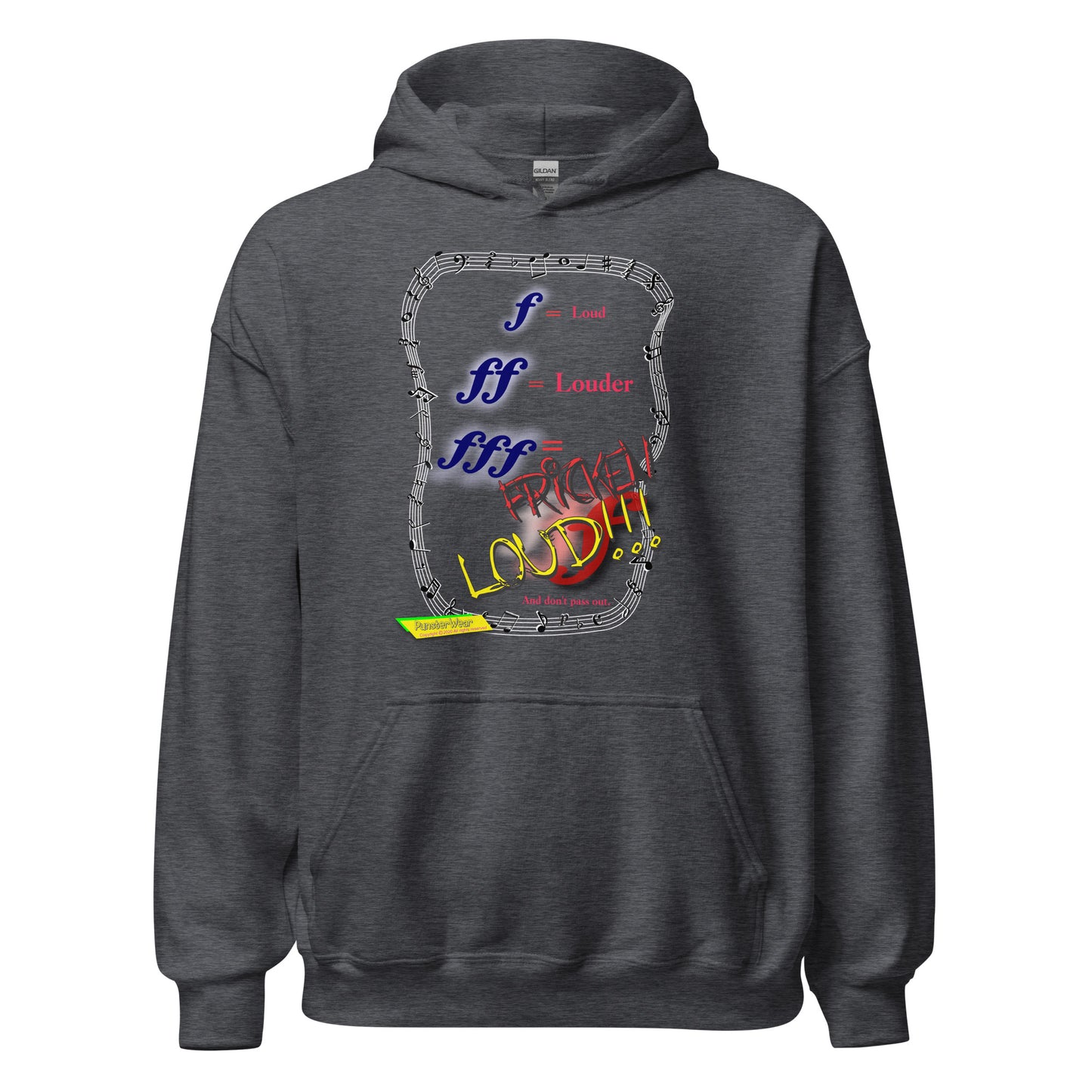 Triple Forte (FFF)-FRICKEN LOUD  |  Unisex Heavy Blend Pullover Hoodie