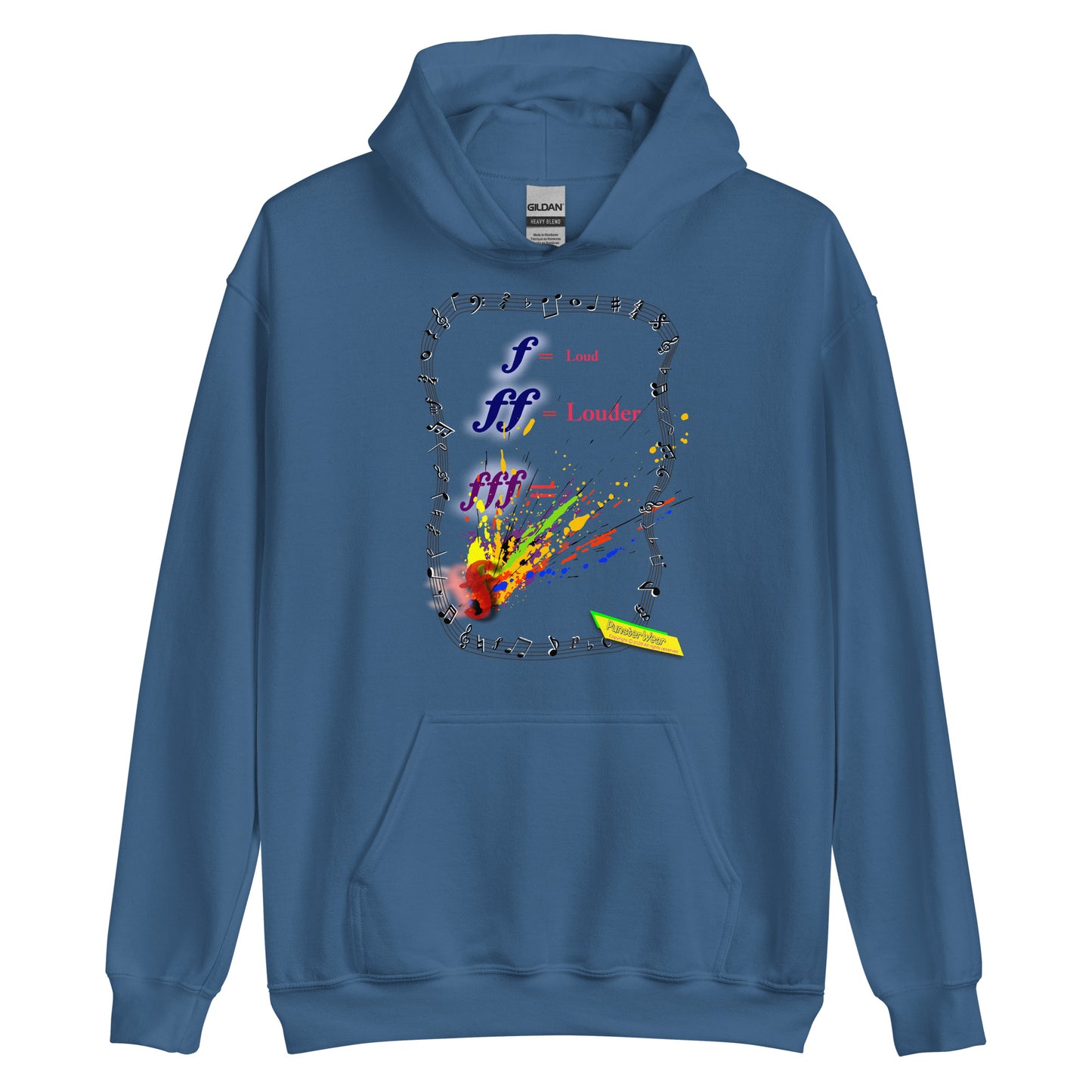 Triple Forte (FFF)-SPLAT  |  Unisex Heavy Blend Pullover Hoodie