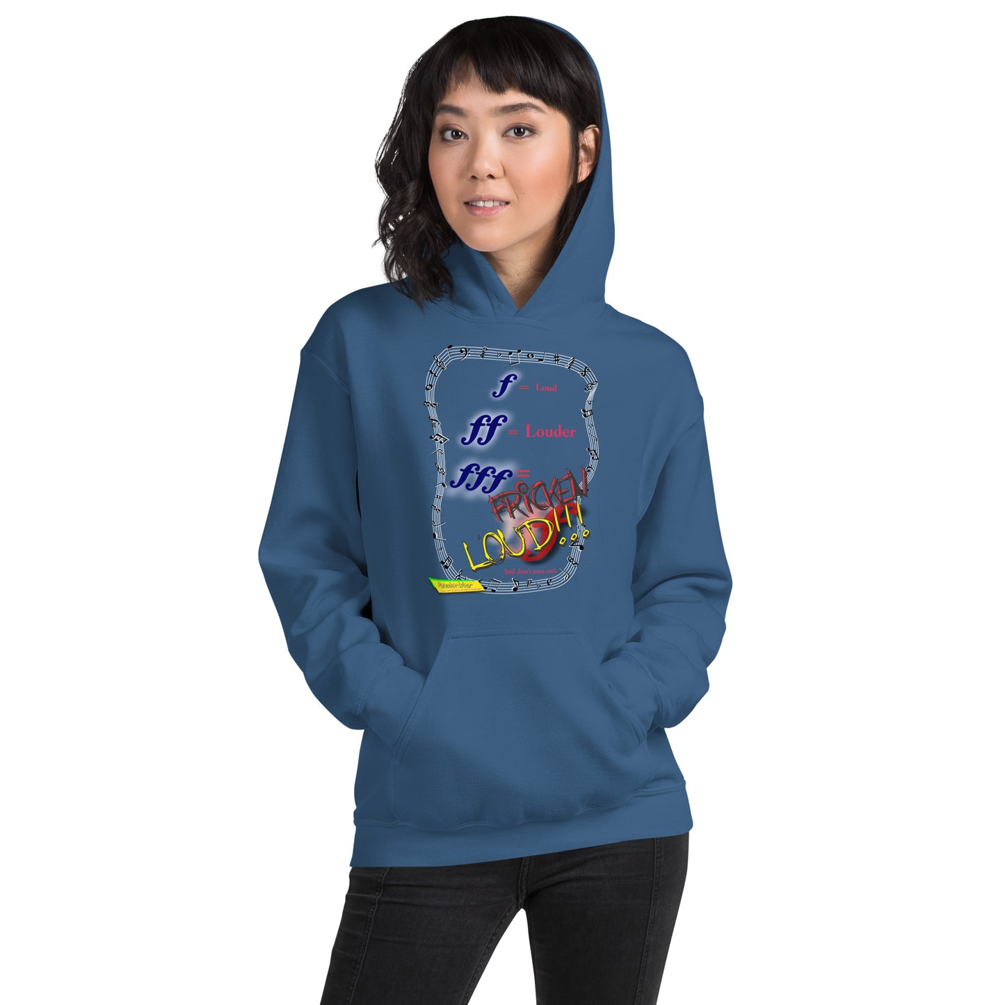 Triple Forte (FFF)-FRICKEN LOUD  |  Unisex Heavy Blend Pullover Hoodie