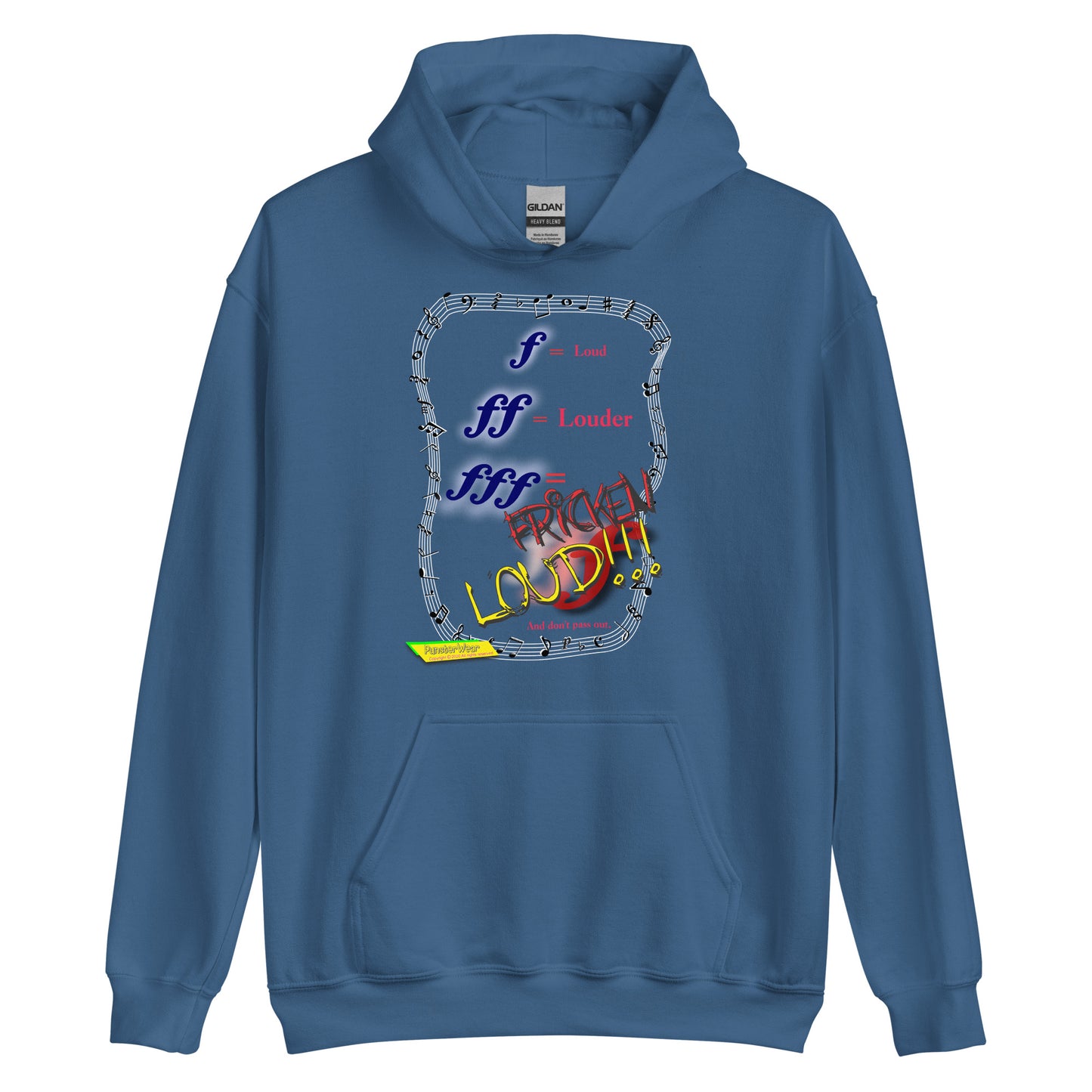 Triple Forte (FFF)-FRICKEN LOUD  |  Unisex Heavy Blend Pullover Hoodie