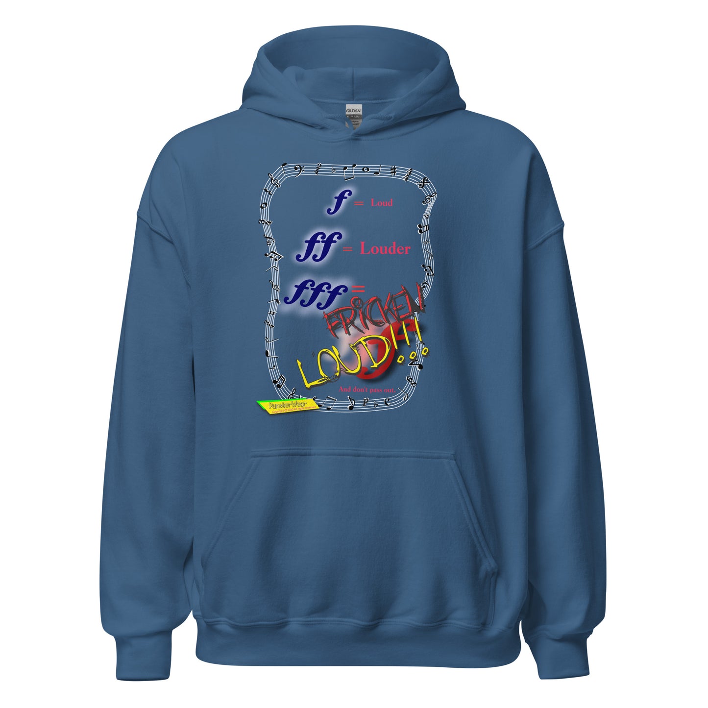 Triple Forte (FFF)-FRICKEN LOUD  |  Unisex Heavy Blend Pullover Hoodie