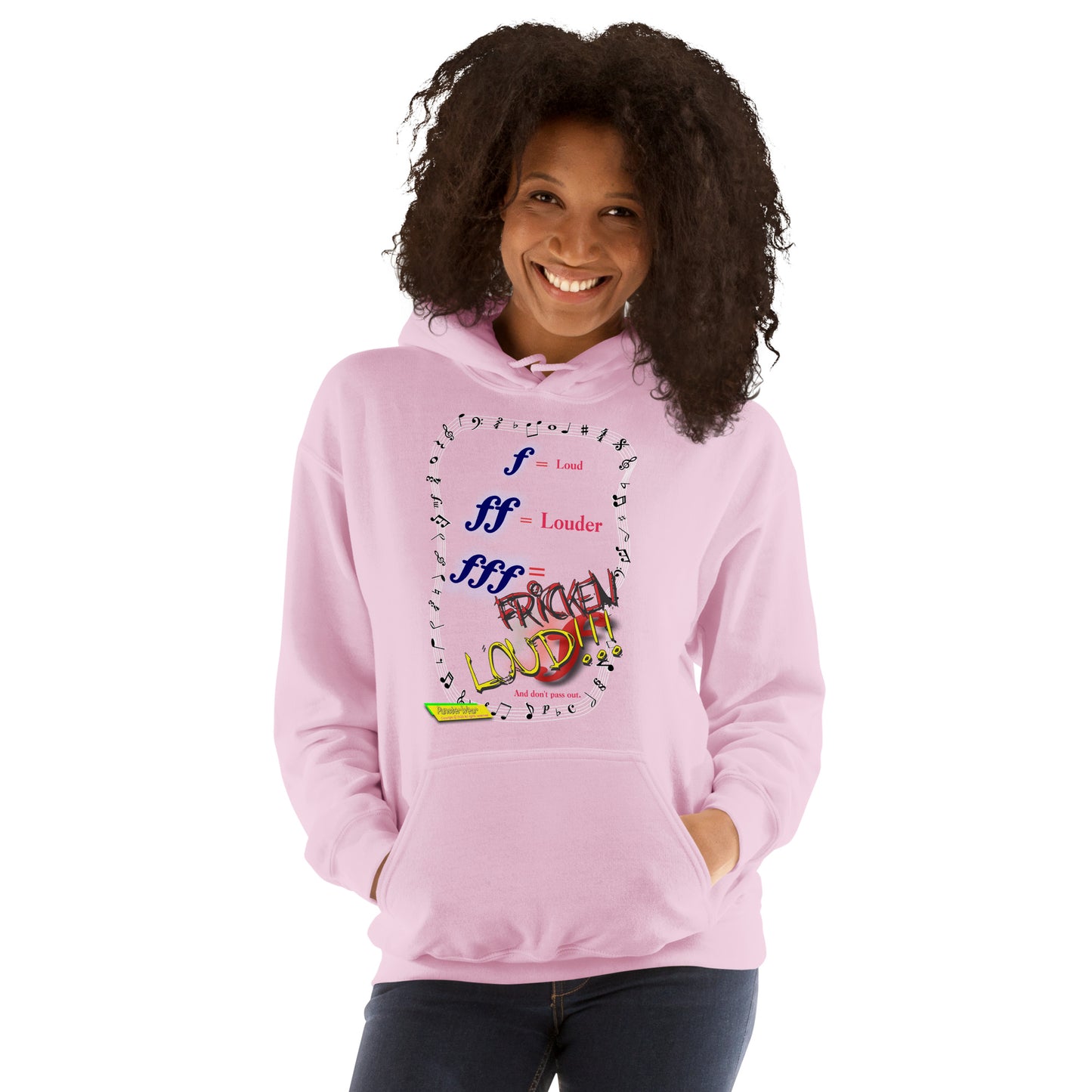 Triple Forte (FFF)-FRICKEN LOUD  |  Unisex Heavy Blend Pullover Hoodie