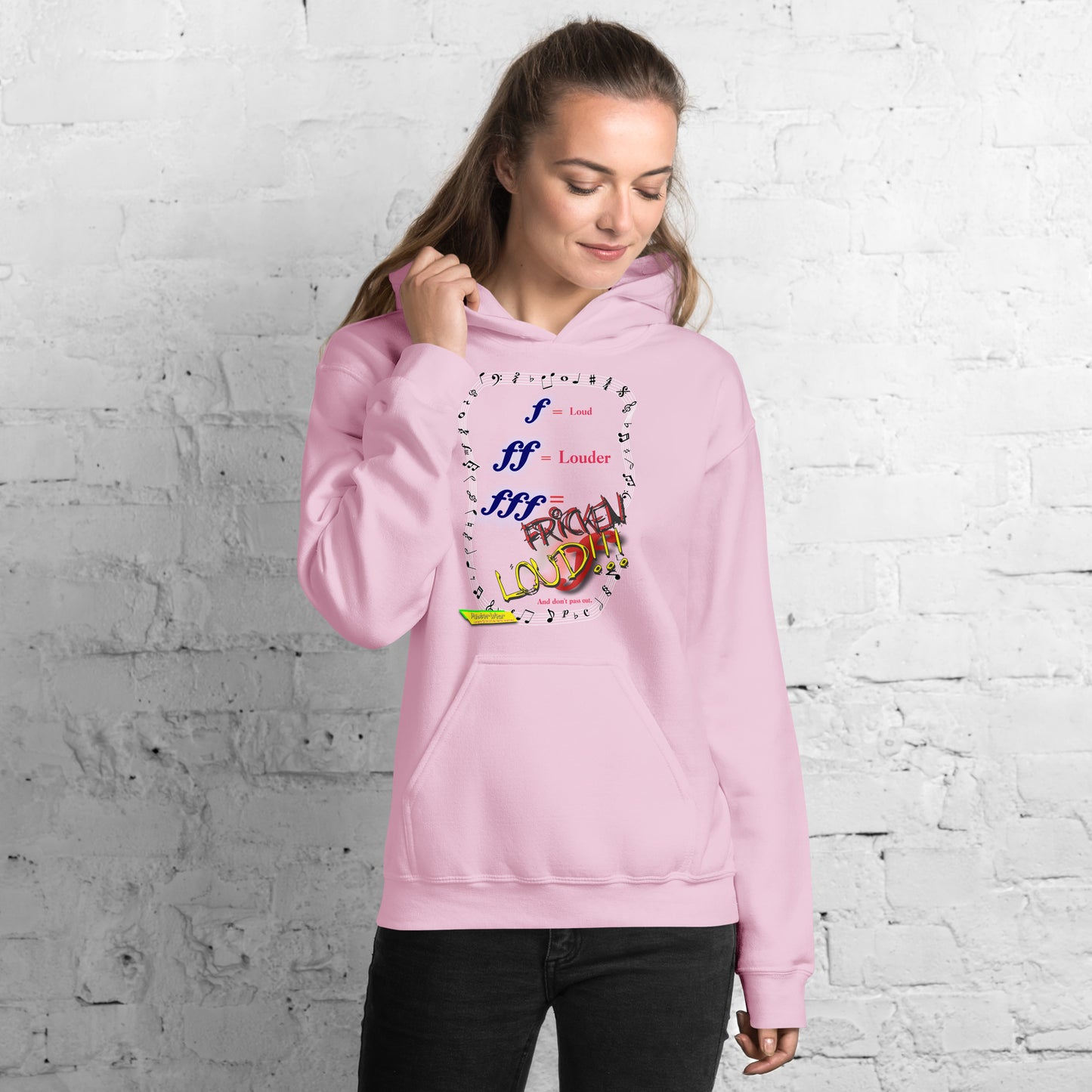 Triple Forte (FFF)-FRICKEN LOUD  |  Unisex Heavy Blend Pullover Hoodie