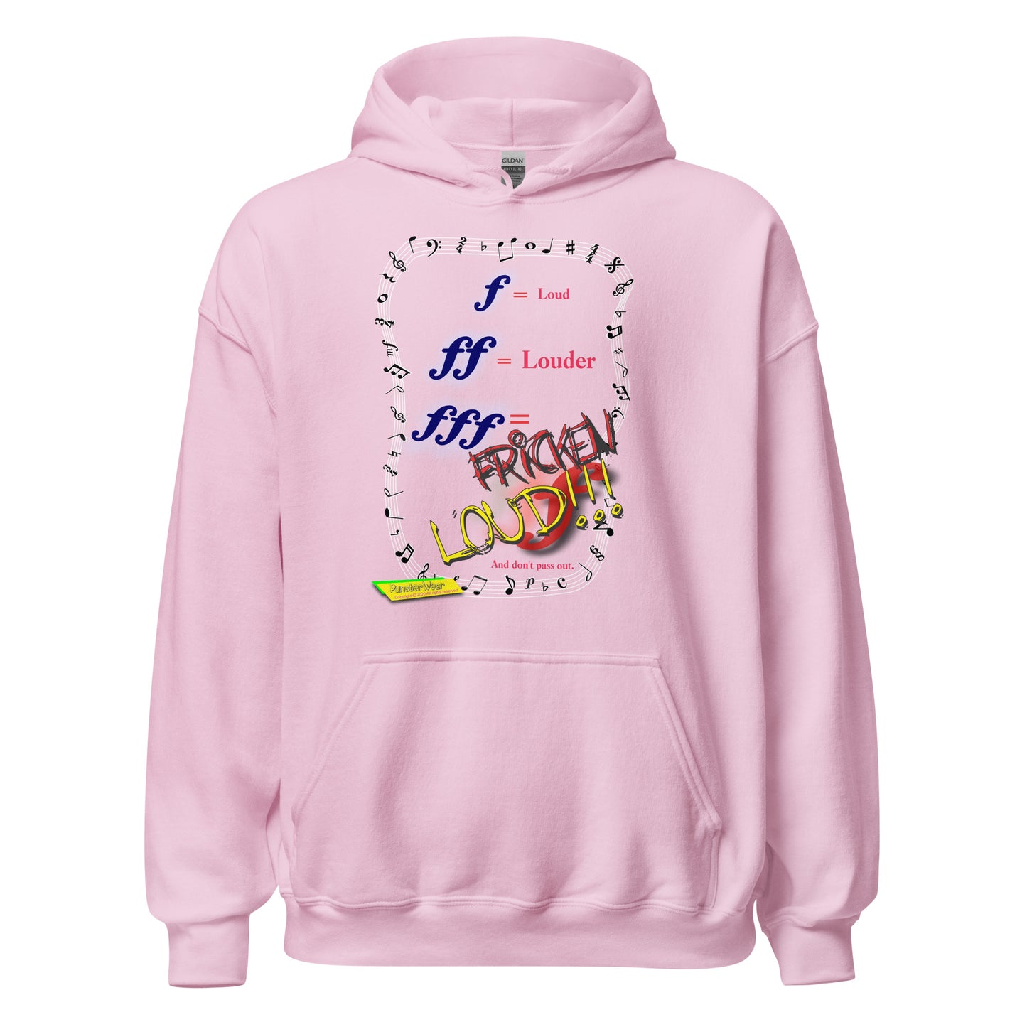 Triple Forte (FFF)-FRICKEN LOUD  |  Unisex Heavy Blend Pullover Hoodie
