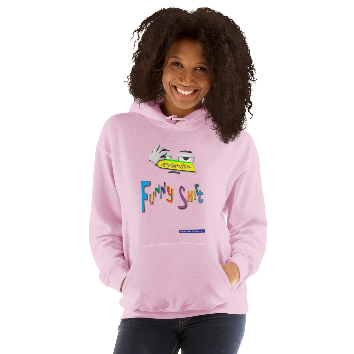 PunsterWear Funny Shi(r)t Logo (Top)  |  Unisex Heavy Blend Pullover Hoodie