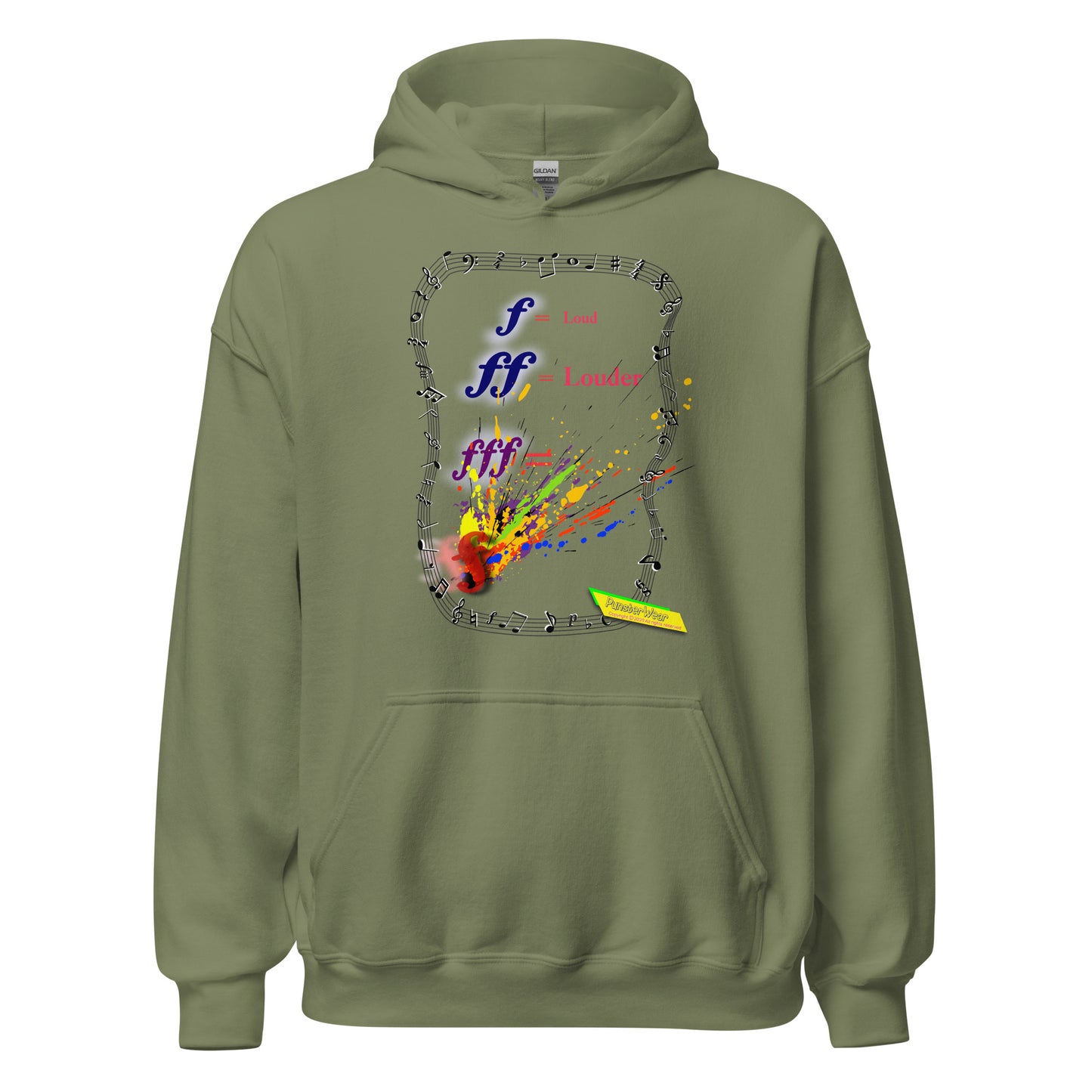 Triple Forte (FFF)-SPLAT  |  Unisex Heavy Blend Pullover Hoodie