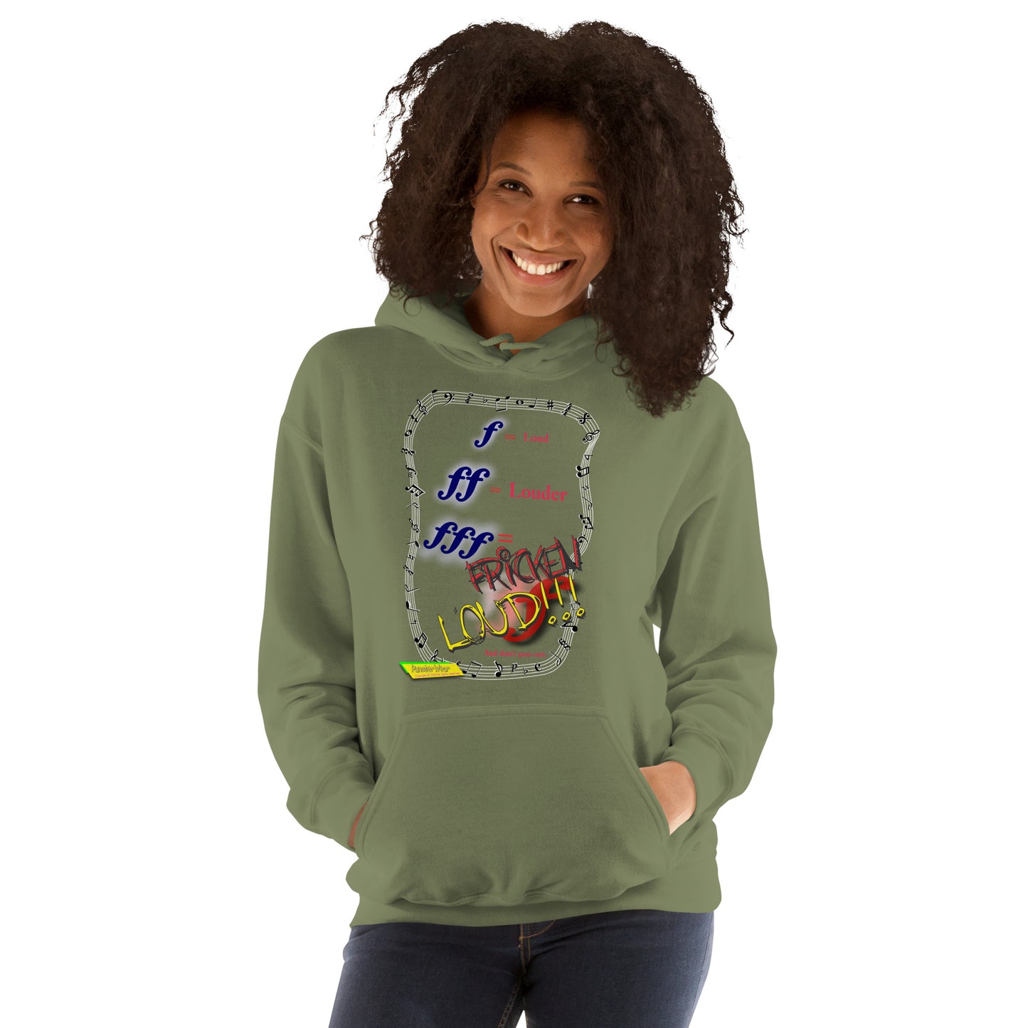 Triple Forte (FFF)-FRICKEN LOUD  |  Unisex Heavy Blend Pullover Hoodie