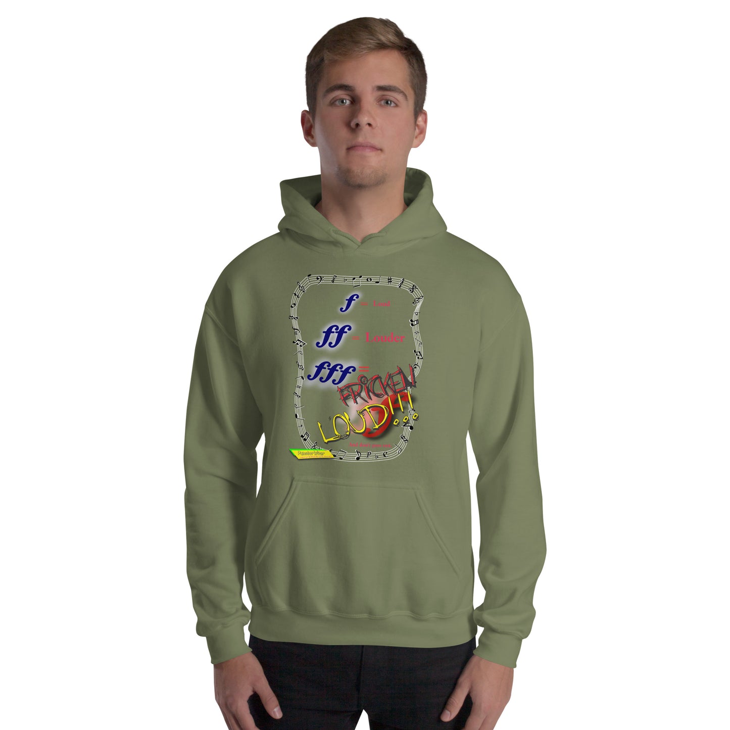 Triple Forte (FFF)-FRICKEN LOUD  |  Unisex Heavy Blend Pullover Hoodie