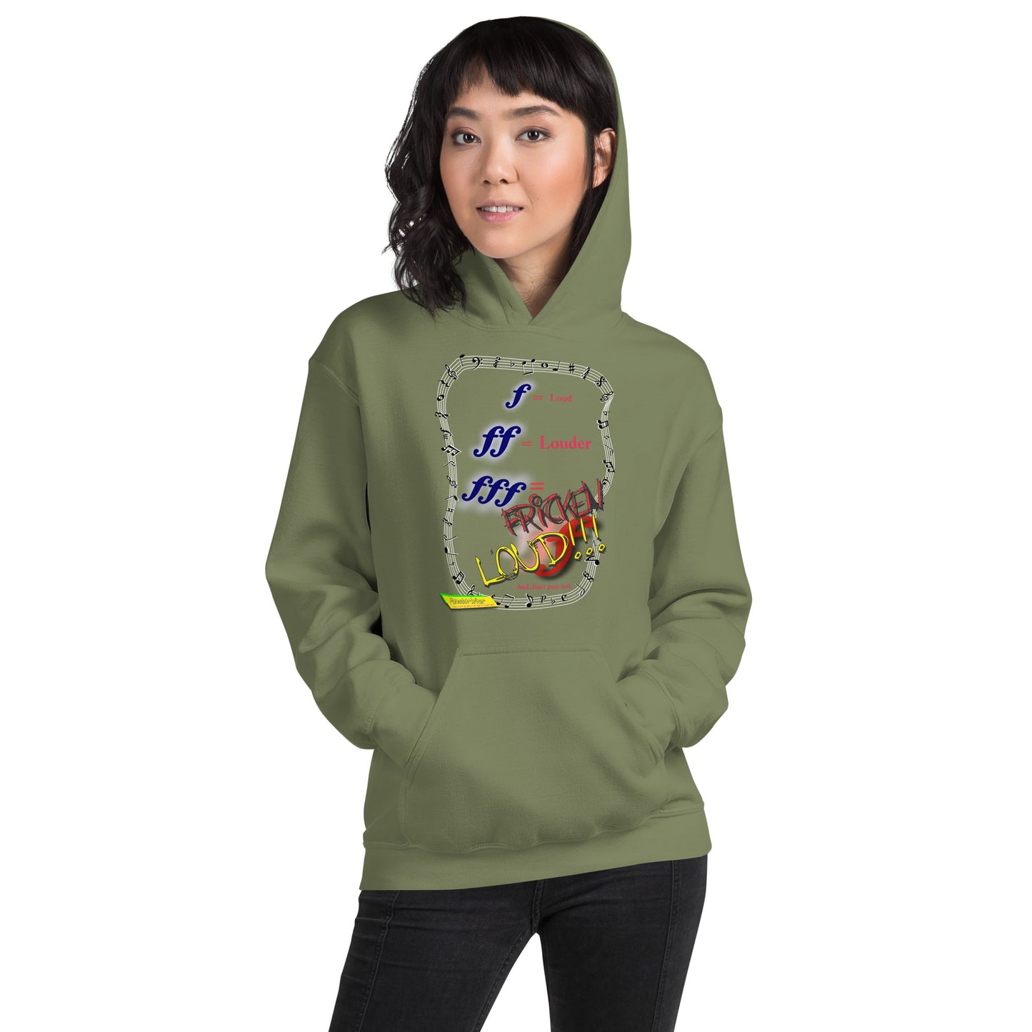 Triple Forte (FFF)-FRICKEN LOUD  |  Unisex Heavy Blend Pullover Hoodie