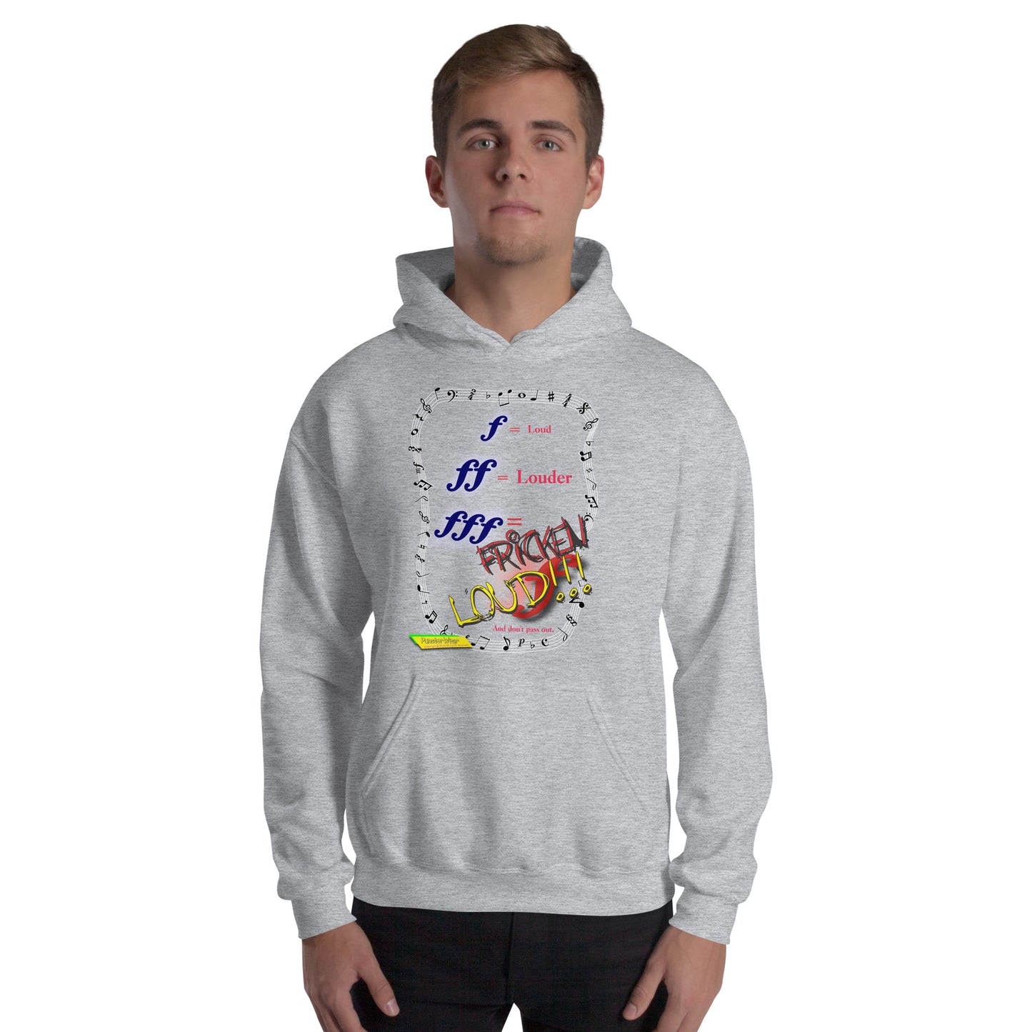Triple Forte (FFF)-FRICKEN LOUD  |  Unisex Heavy Blend Pullover Hoodie