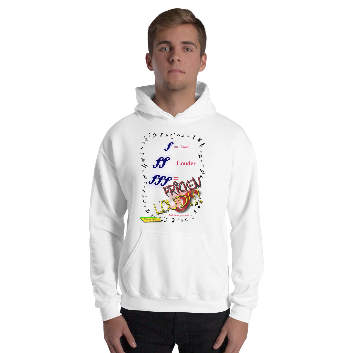 Triple Forte (FFF)-FRICKEN LOUD  |  Unisex Heavy Blend Pullover Hoodie