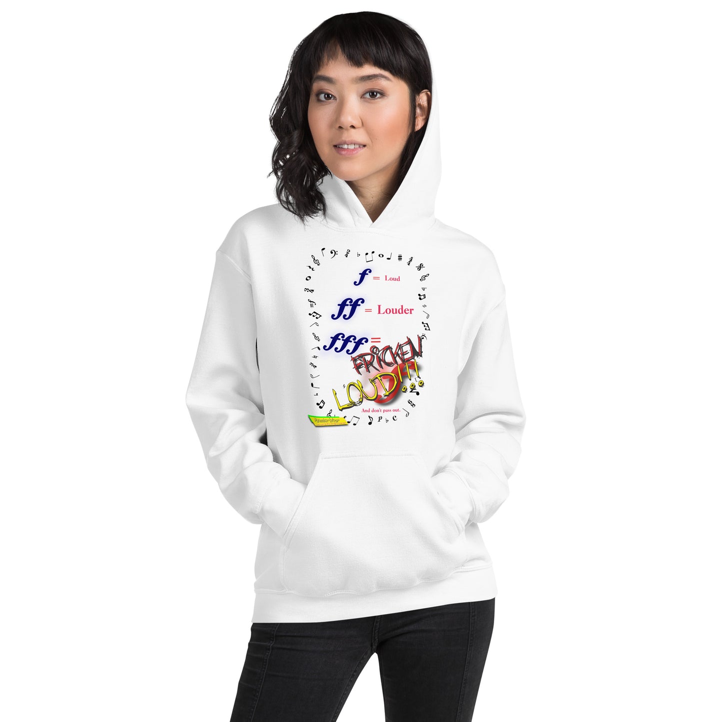 Triple Forte (FFF)-FRICKEN LOUD  |  Unisex Heavy Blend Pullover Hoodie
