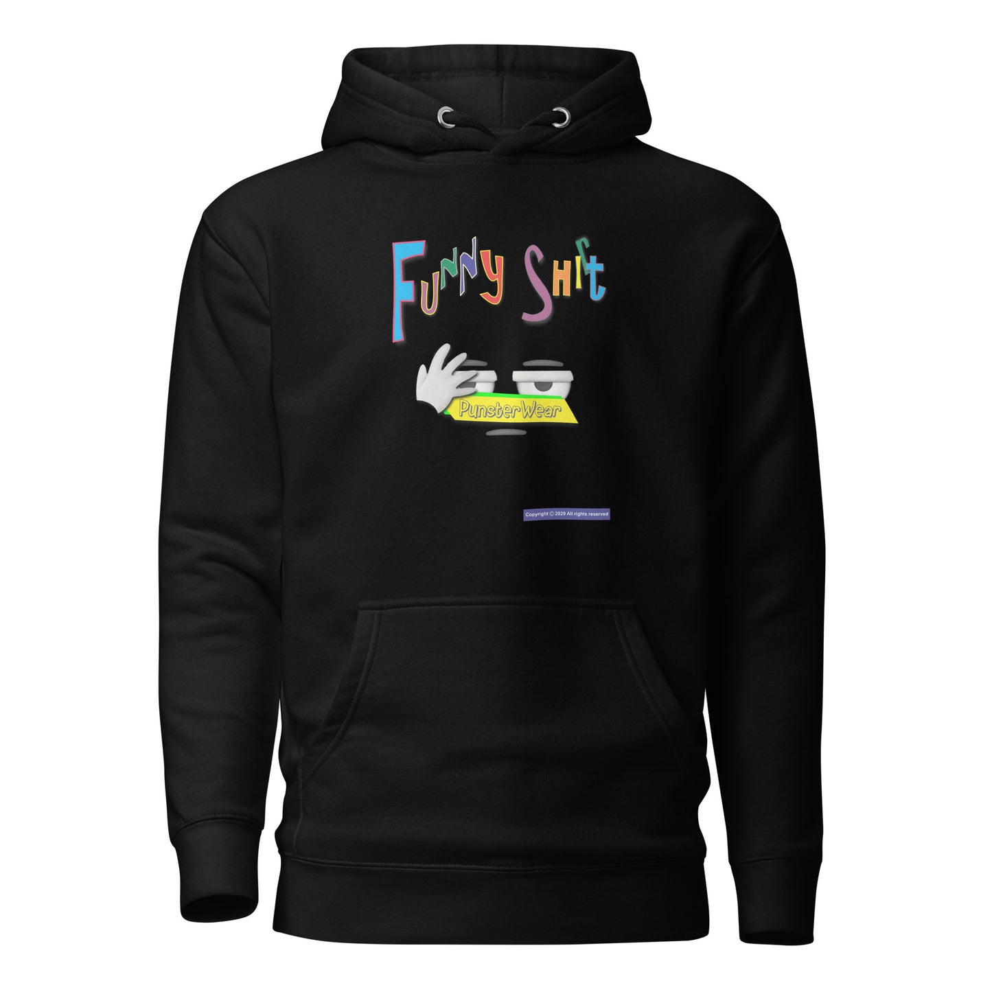 PunsterWear Funny Shi(r)t Logo (Bottom)  |  Unisex Premium Pullover Hoodie