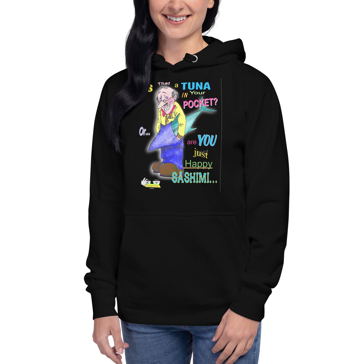 HAPPY SASHIMI  |  Unisex Premium Pullover Hoodie