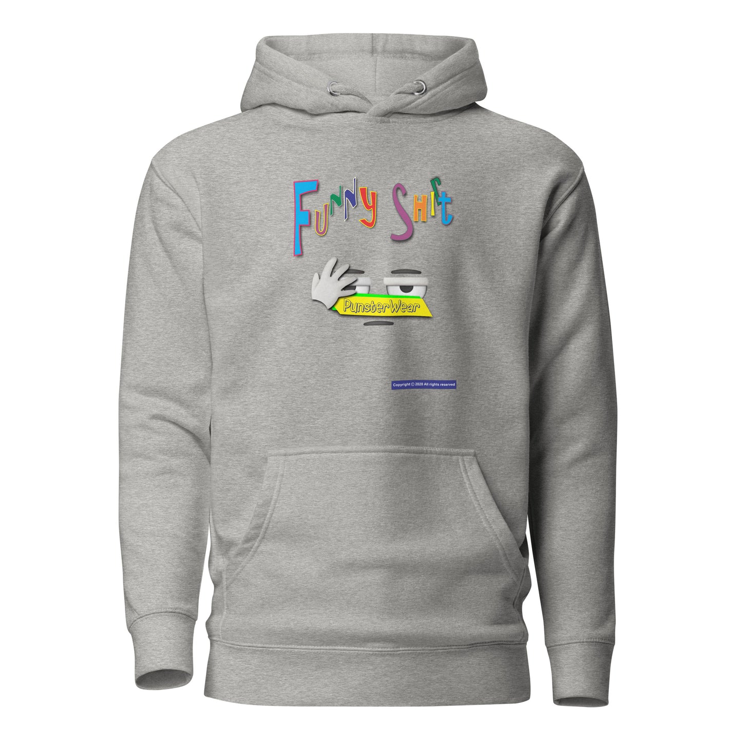 PunsterWear Funny Shi(r)t Logo (Bottom)  |  Unisex Premium Pullover Hoodie