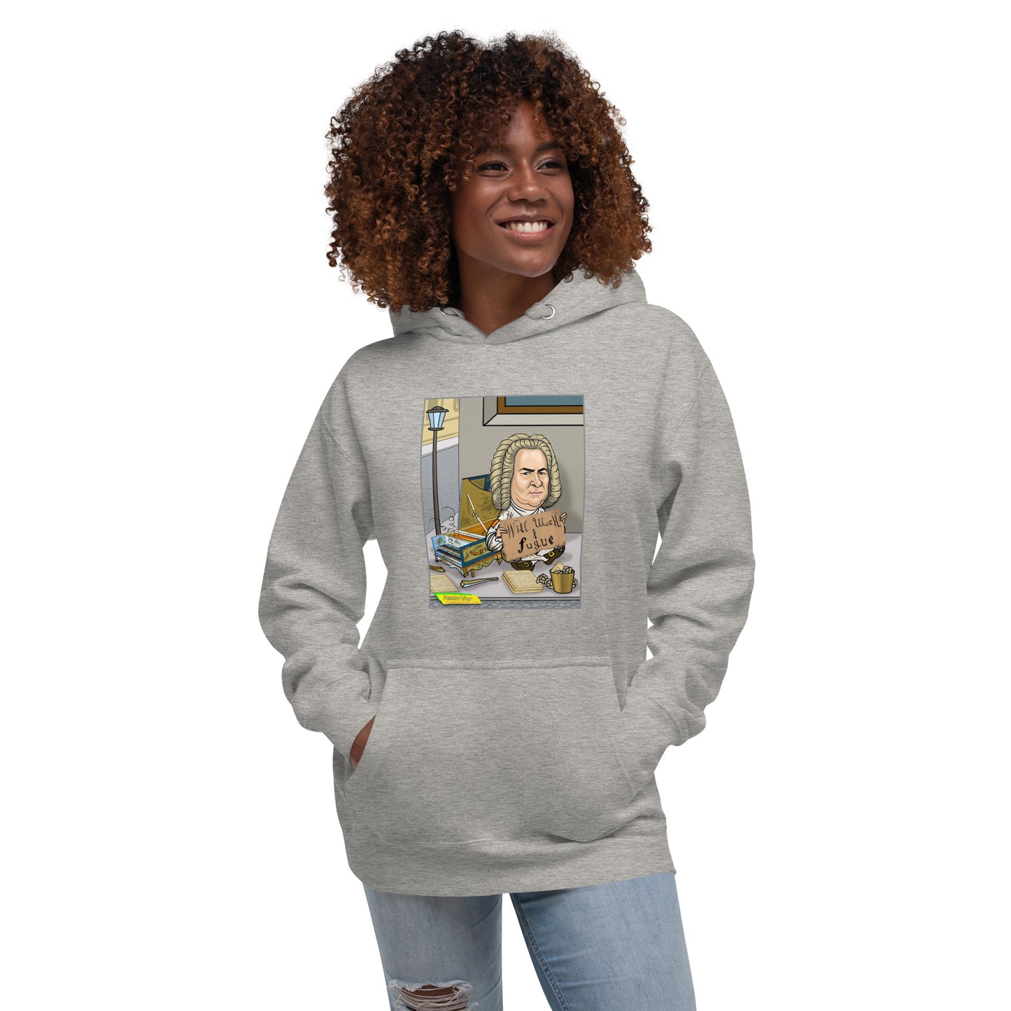 WILL WORK FOR FUGUE | Unisex Premium Pullover Hoodie