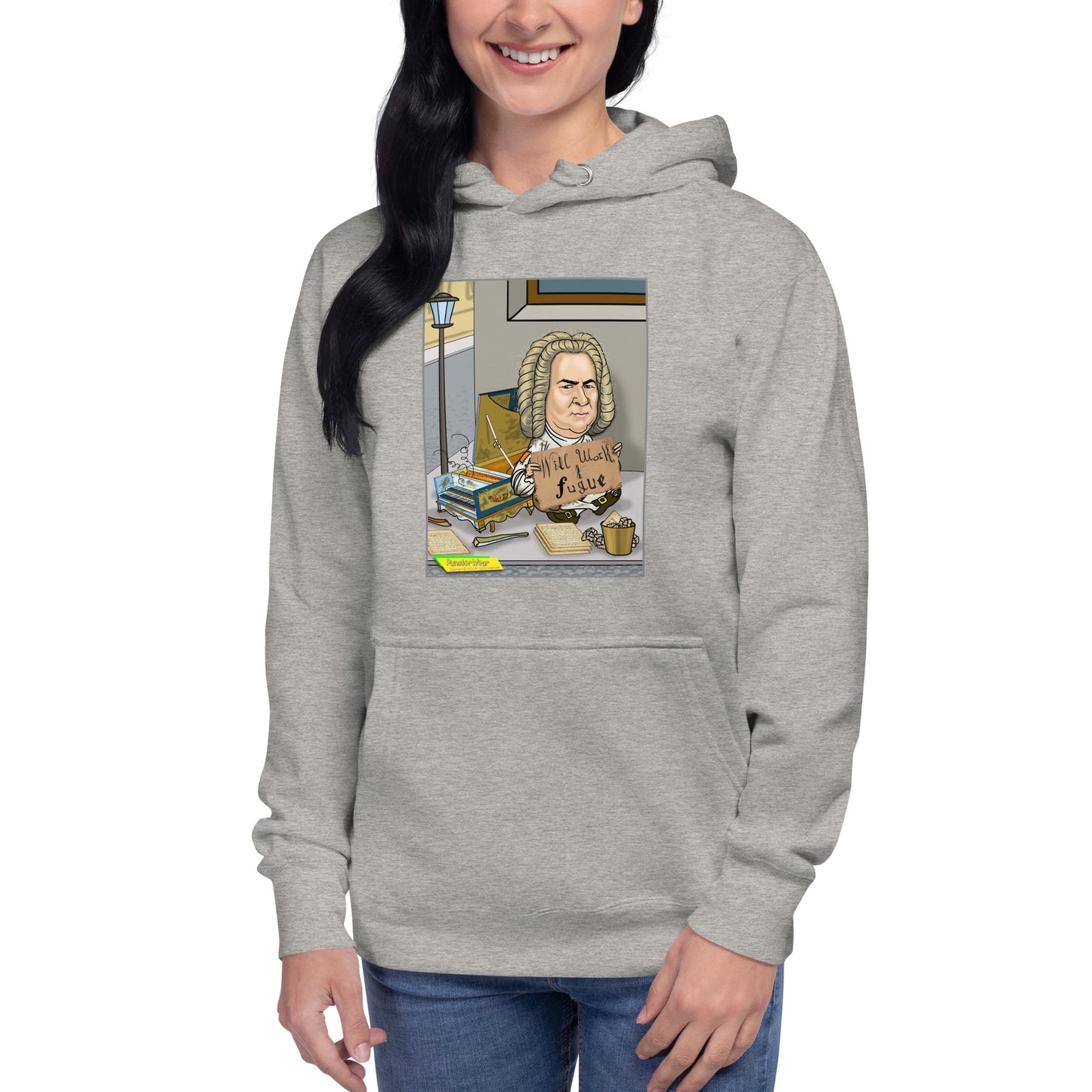 WILL WORK FOR FUGUE | Unisex Premium Pullover Hoodie