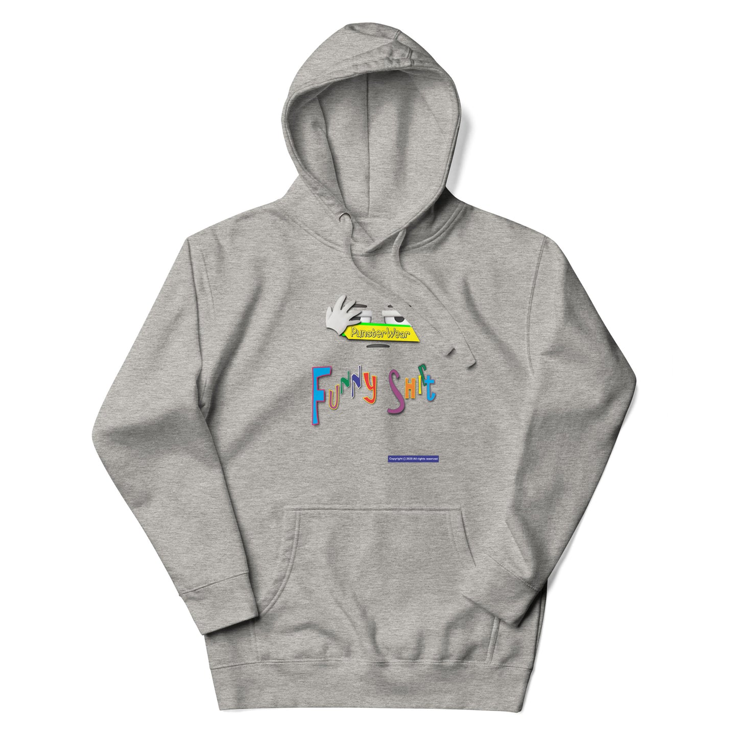PunsterWear Funny Shi(r)t Logo (Top)  | Unisex Premium Pullover Hoodie