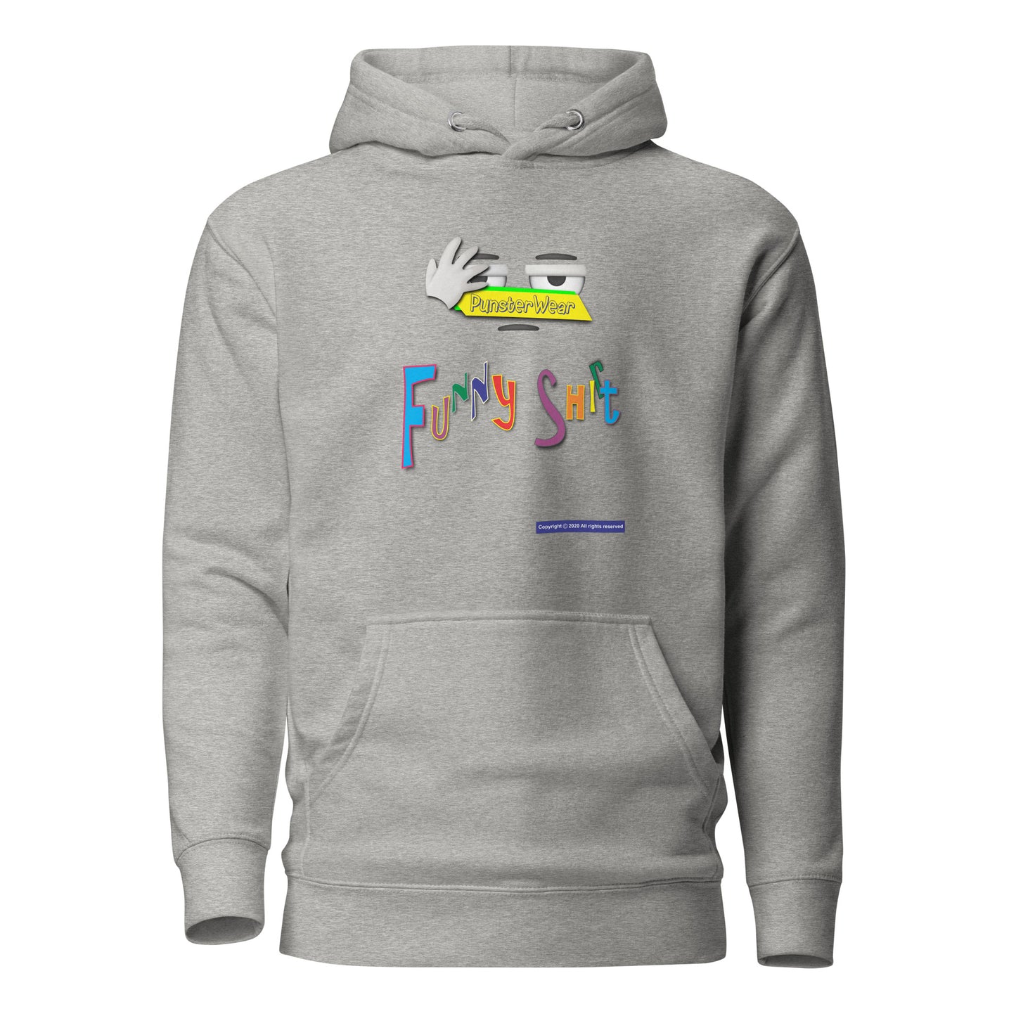 PunsterWear Funny Shi(r)t Logo (Top)  | Unisex Premium Pullover Hoodie