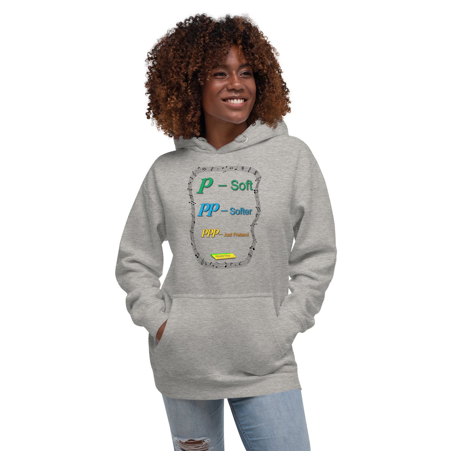Triple Pianissimo (PPP)-JUST PRETEND  | Unisex Premium Pullover Hoodie