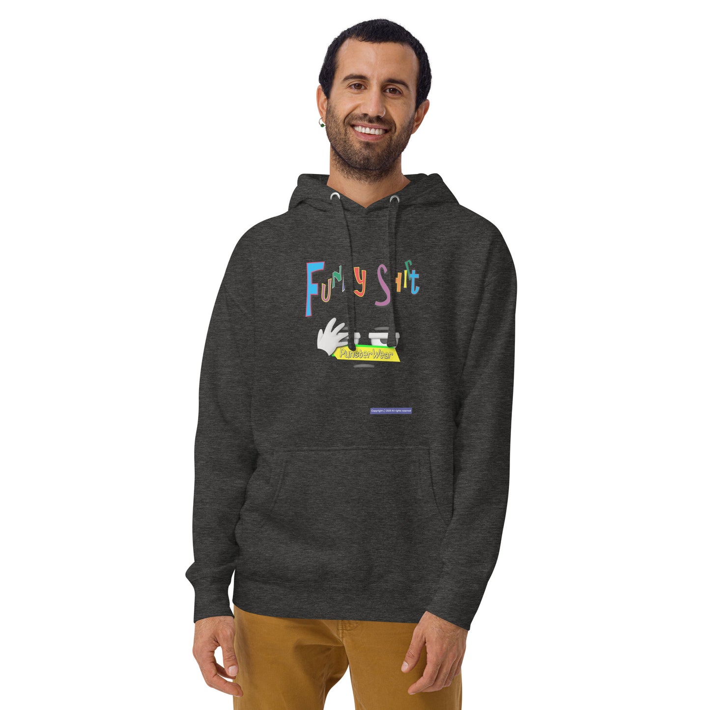 PunsterWear Funny Shi(r)t Logo (Bottom)  |  Unisex Premium Pullover Hoodie