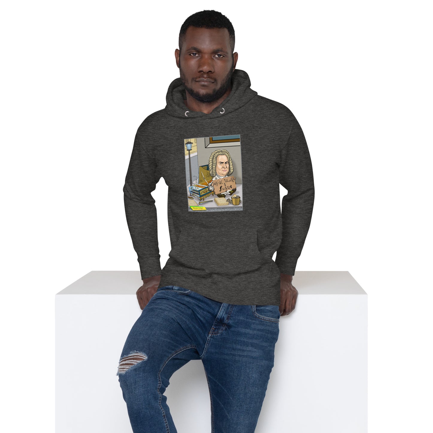 WILL WORK FOR FUGUE | Unisex Premium Pullover Hoodie