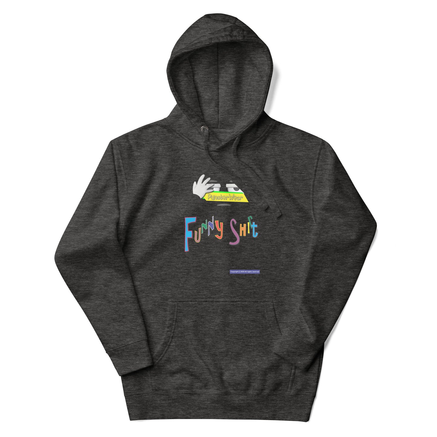 PunsterWear Funny Shi(r)t Logo (Top)  | Unisex Premium Pullover Hoodie