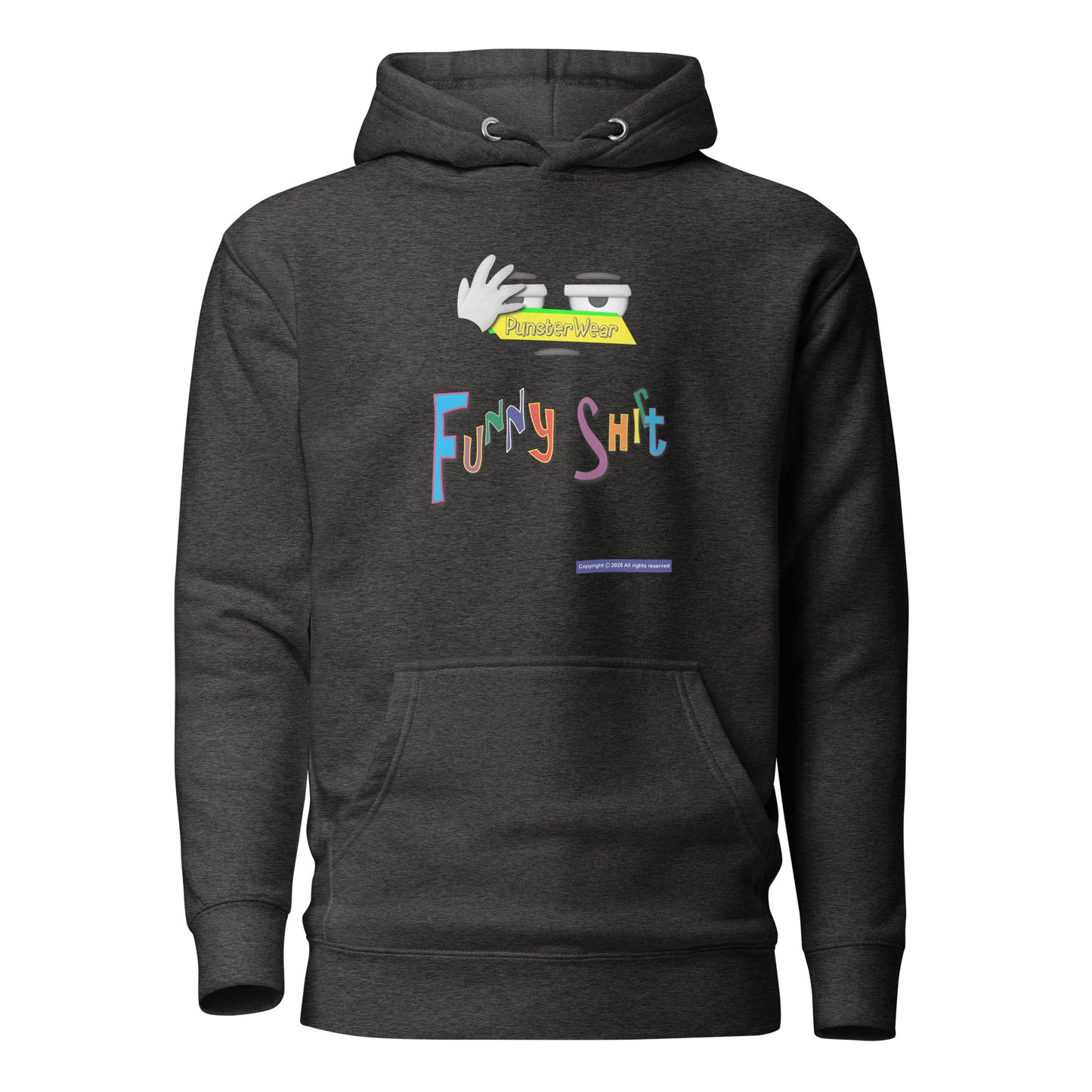 PunsterWear Funny Shi(r)t Logo (Top)  | Unisex Premium Pullover Hoodie