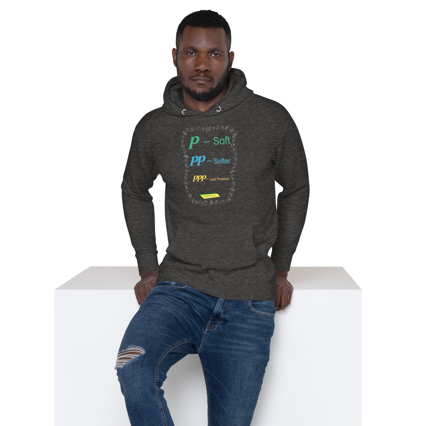Triple Pianissimo (PPP)-JUST PRETEND  | Unisex Premium Pullover Hoodie