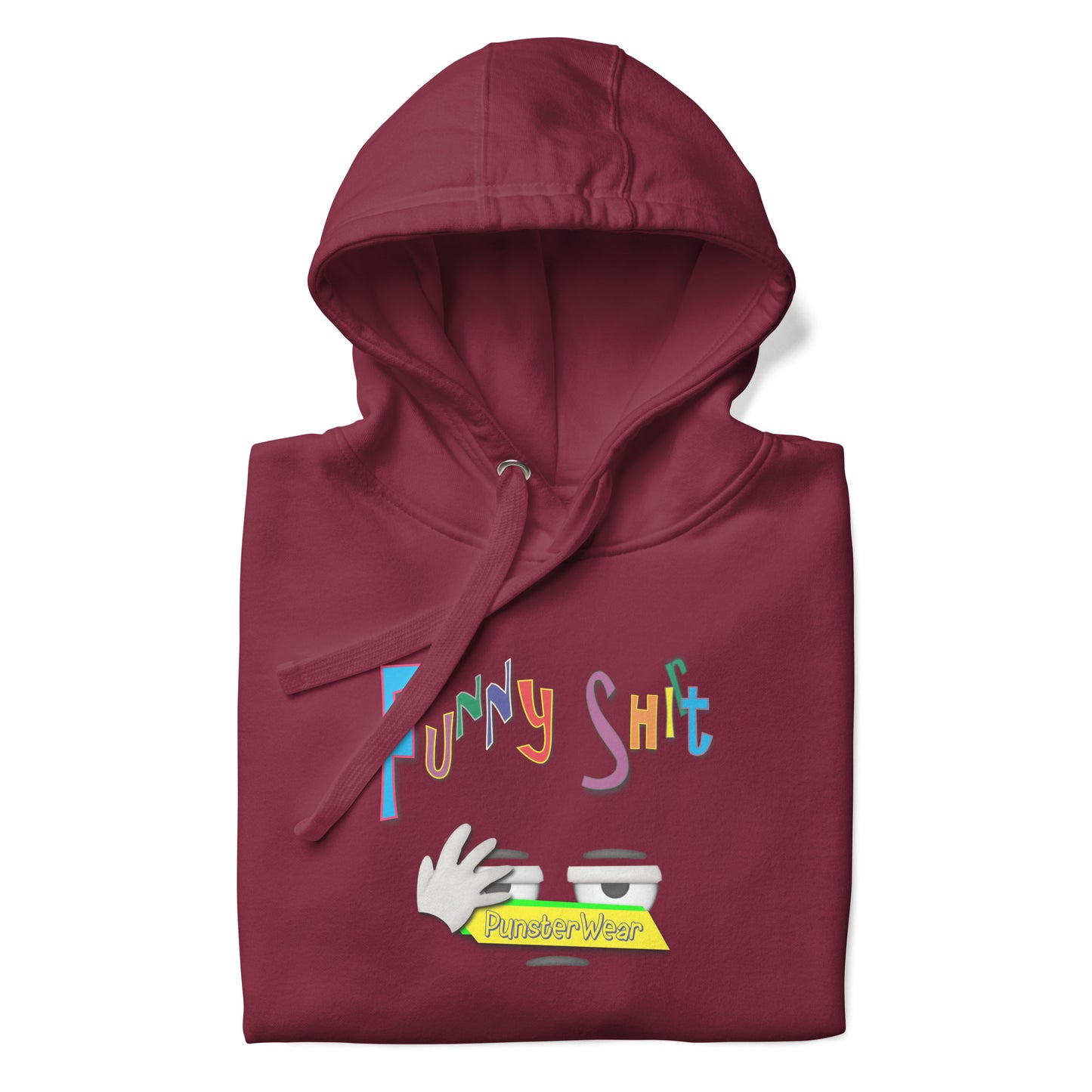 PunsterWear Funny Shi(r)t Logo (Bottom)  |  Unisex Premium Pullover Hoodie