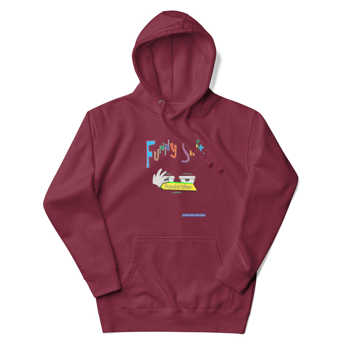 PunsterWear Funny Shi(r)t Logo (Bottom)  |  Unisex Premium Pullover Hoodie