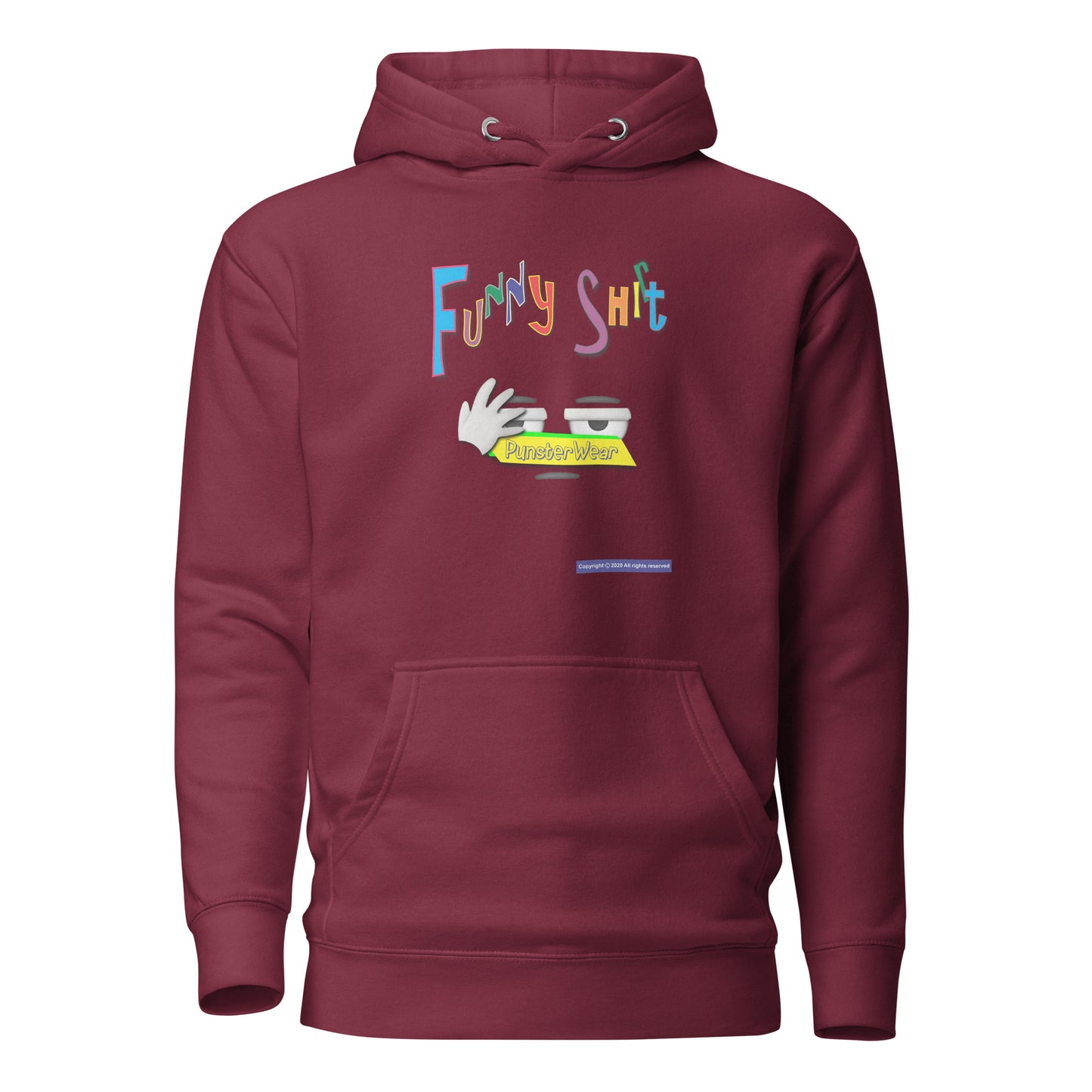 PunsterWear Funny Shi(r)t Logo (Bottom)  |  Unisex Premium Pullover Hoodie
