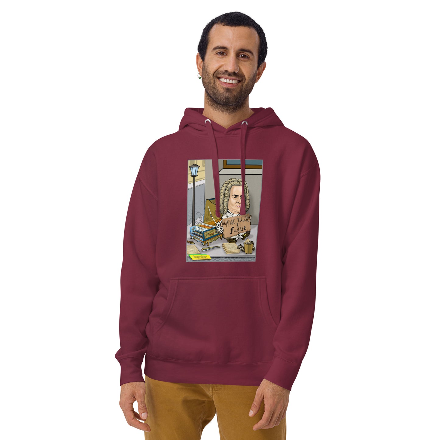 WILL WORK FOR FUGUE | Unisex Premium Pullover Hoodie