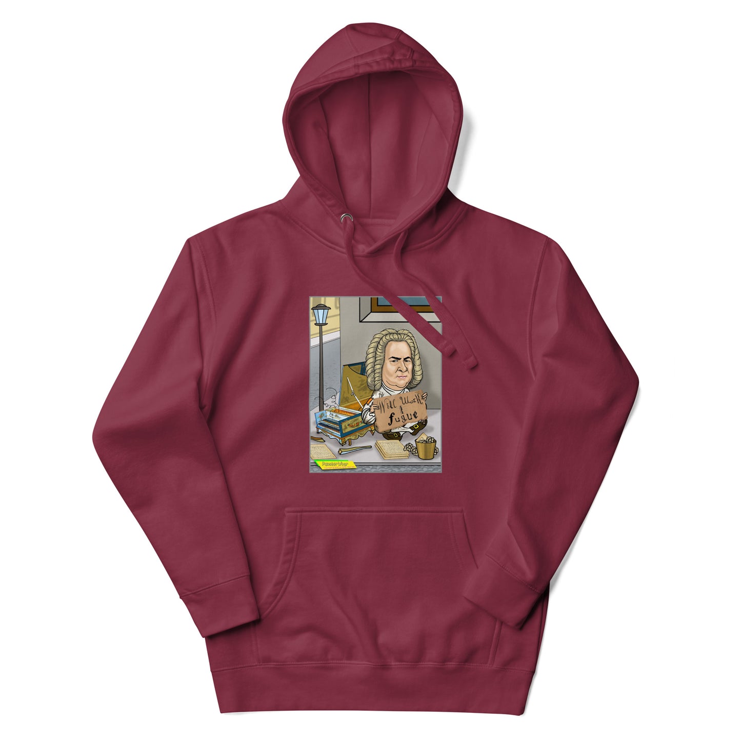 WILL WORK FOR FUGUE | Unisex Premium Pullover Hoodie