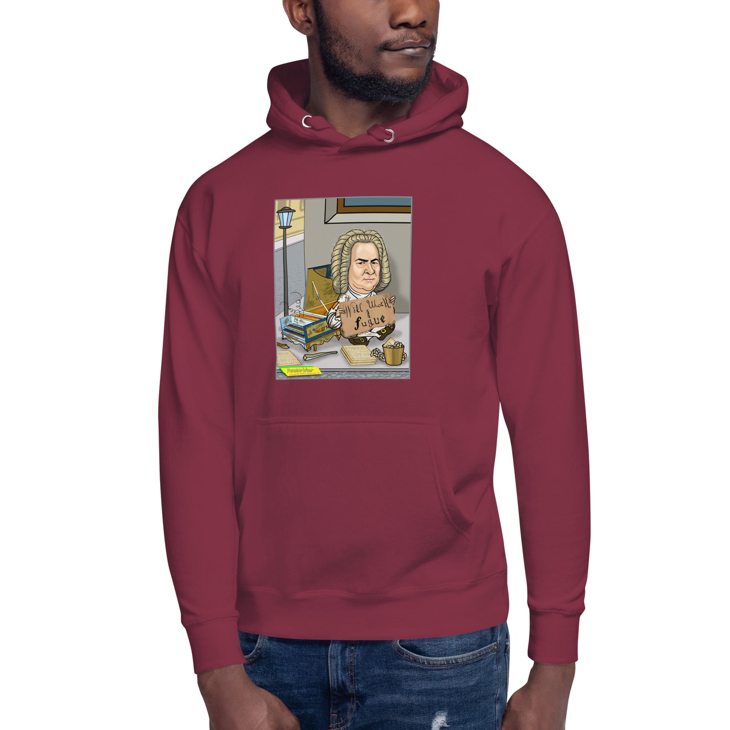 WILL WORK FOR FUGUE | Unisex Premium Pullover Hoodie